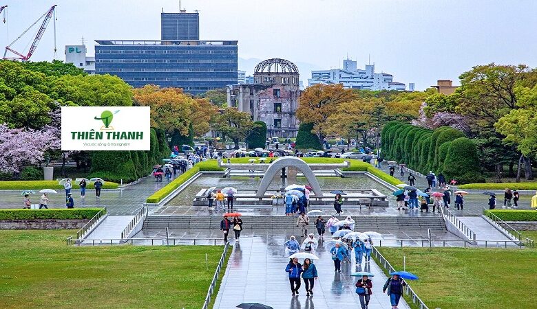 Du Lịch Nhật Bản - Công viên Hiroshima Peace Memorial Park